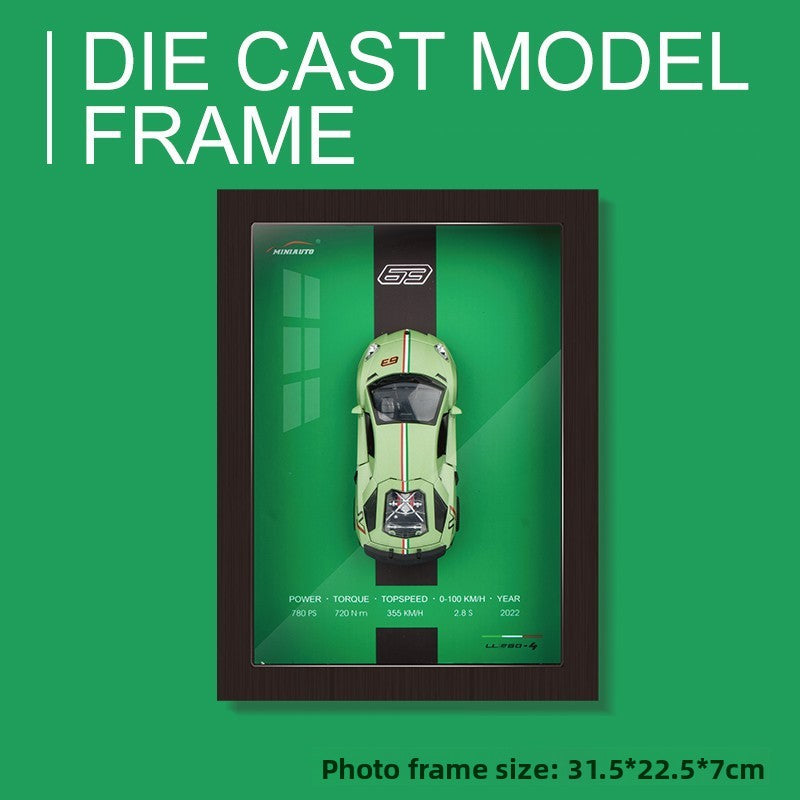 1:32 Alloy Car Model Hanging Painting Decorative Display