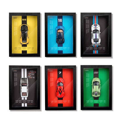 1:32 Alloy Car Model Hanging Painting Decorative Display