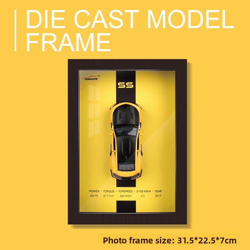 1:32 Alloy Car Model Hanging Painting Decorative Display