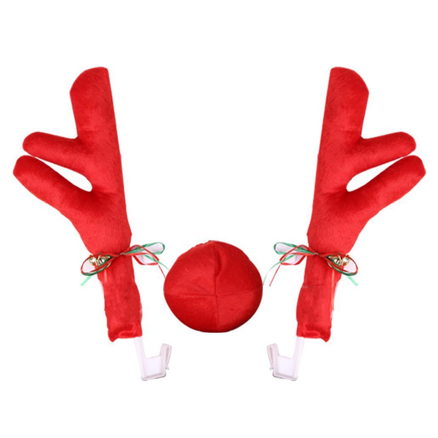 Christmas Car Antlers Plush Decorations