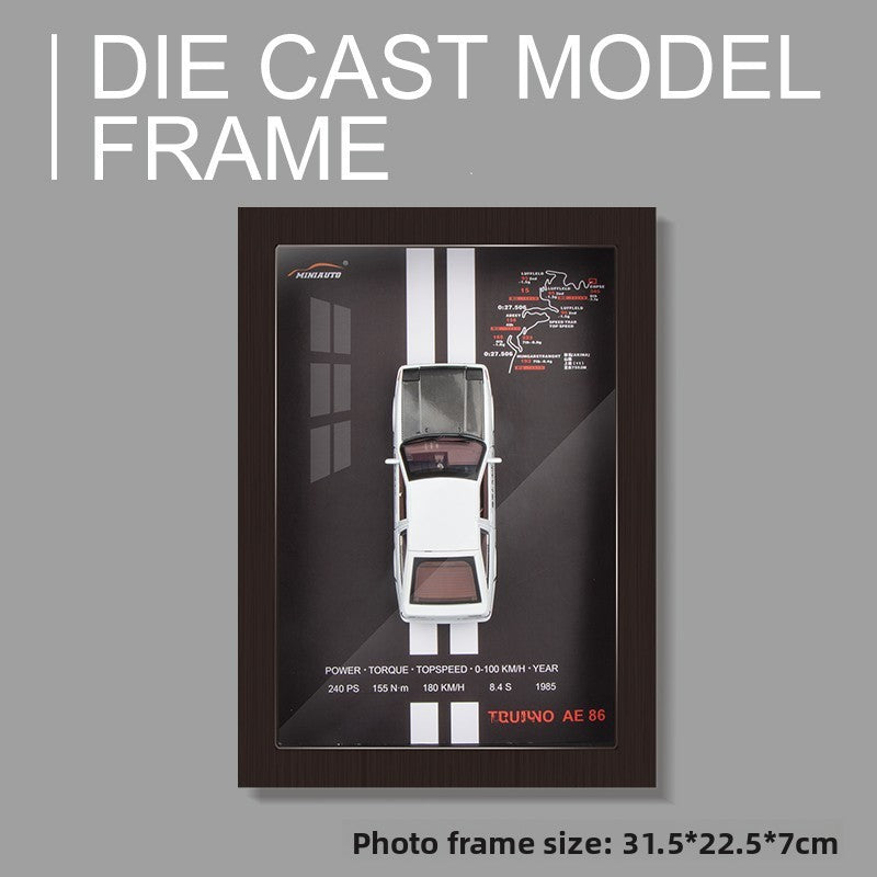 1:32 Alloy Car Model Hanging Painting Decorative Display