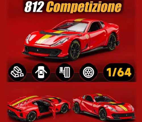 Ferrari 812 Competizione 1:64 Scale Model