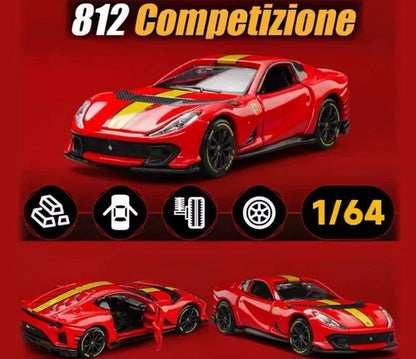 Ferrari 812 Competizione 1:64 Scale Model